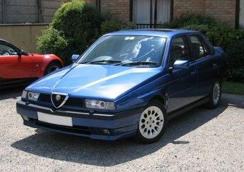 Szyba drzwiowa prawa (pojazd 3-drzwiowy) Alfa Romeo 155